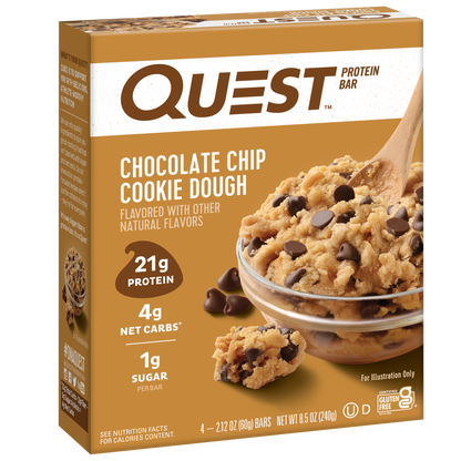Chocolate Chip Cookie Dough Protein Bars