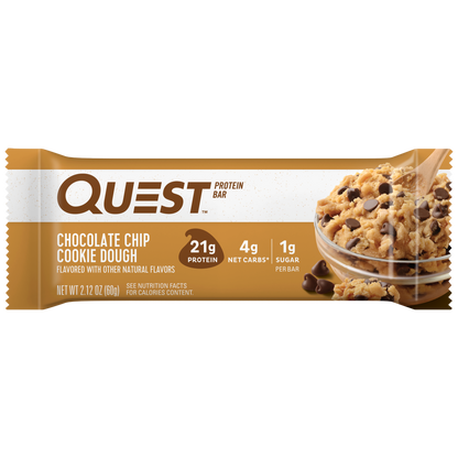Chocolate Chip Cookie Dough Protein Bars
