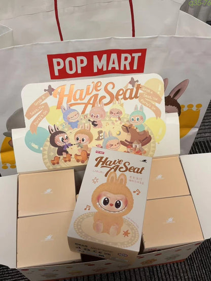 NEW popmart Labubu Monsters Have A Seat Vinyl SEALED Blind box