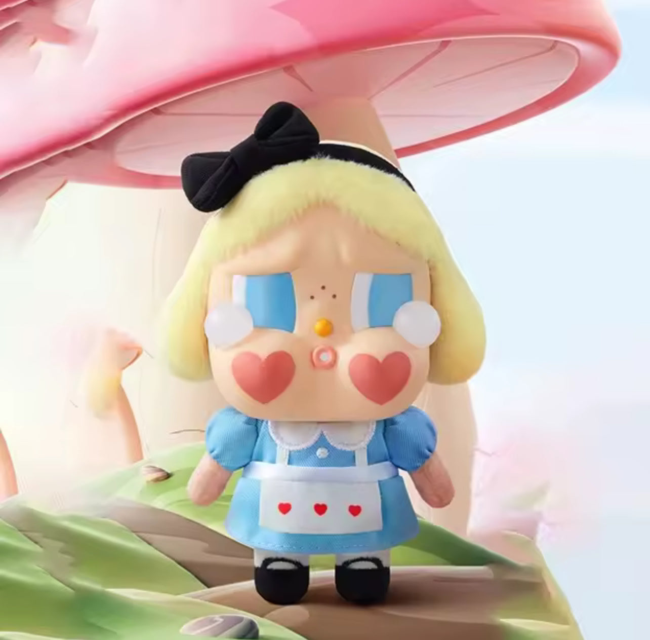 Crybaby Crying Again Series Vinyl Face Plush Blind Box Cute Doll Toy Anime Pendant Keychain Mystery Surprise Kids Gift Set of 6 Boxes