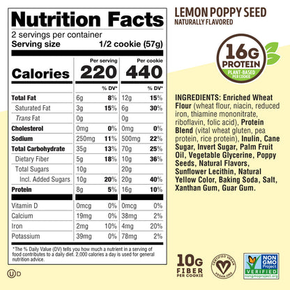 Lemon Poppy Seed - 4oz - Box of 12