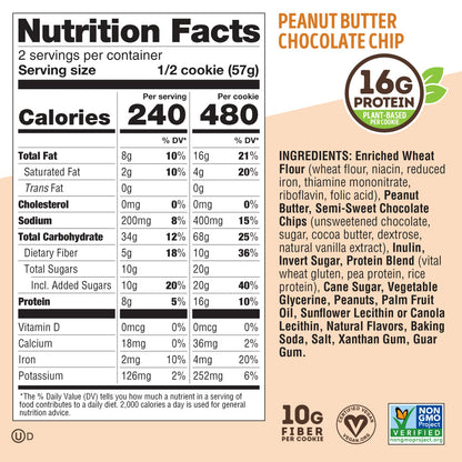 Peanut Butter Chocolate Chip - 4oz - Box of 12