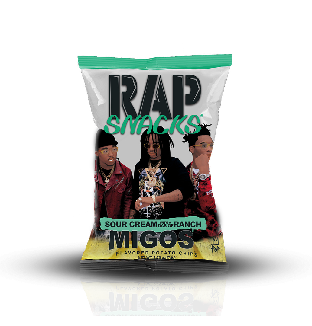 Migos | Sour Cream With A Dab Of Ranch Chips (6 Bags)