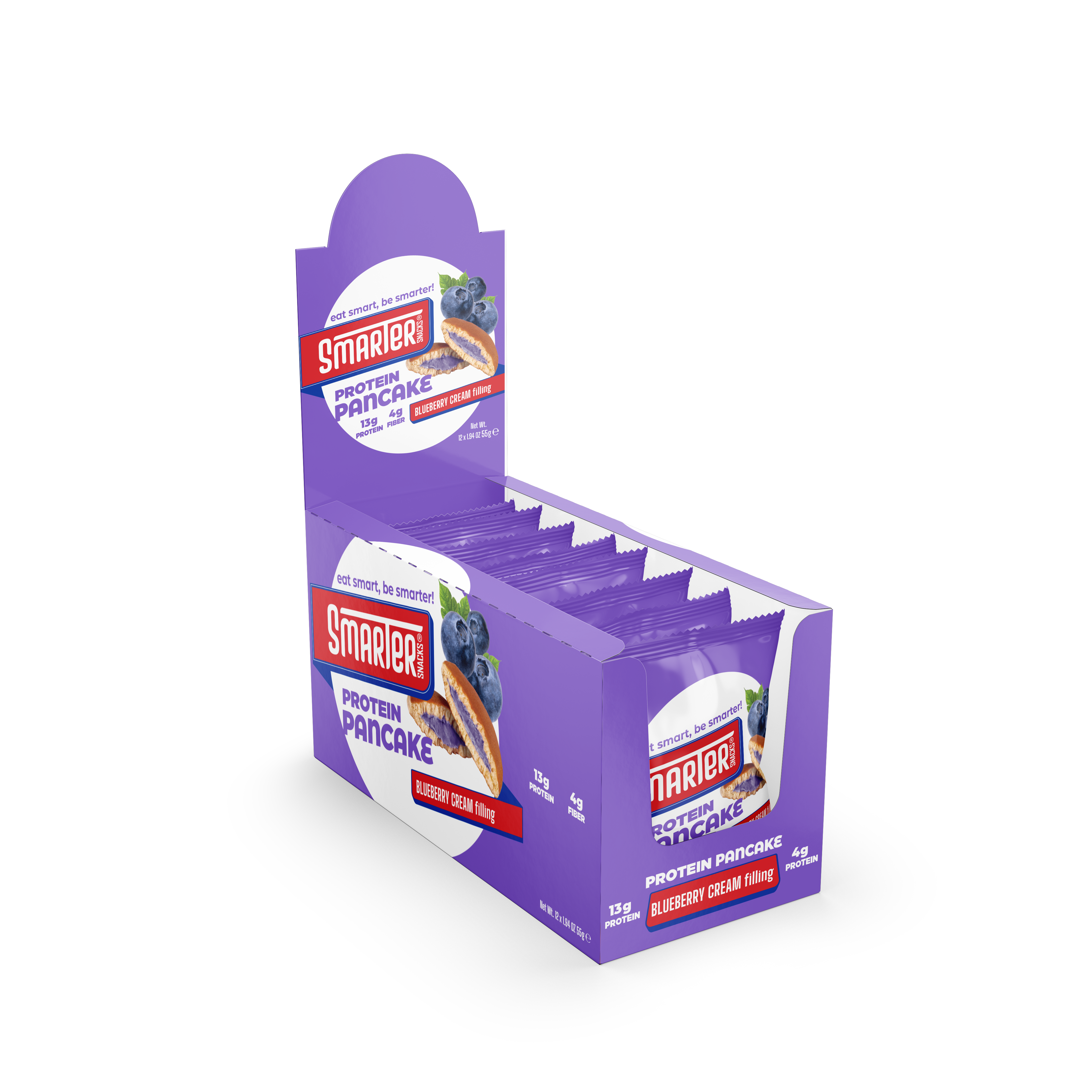 Protein Pancake Blueberry Cream (Pack of 10)
