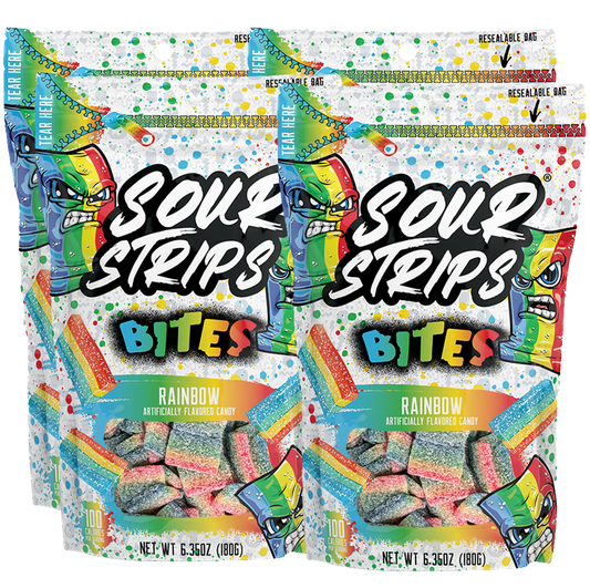 Sour Strips Bites-Four Pack