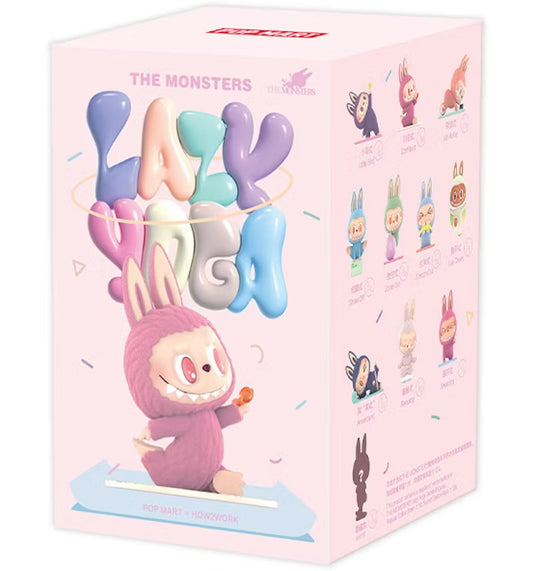 Pop Mart Labubu The Monsters Lazy Yoga Series Figures Single Blind Box