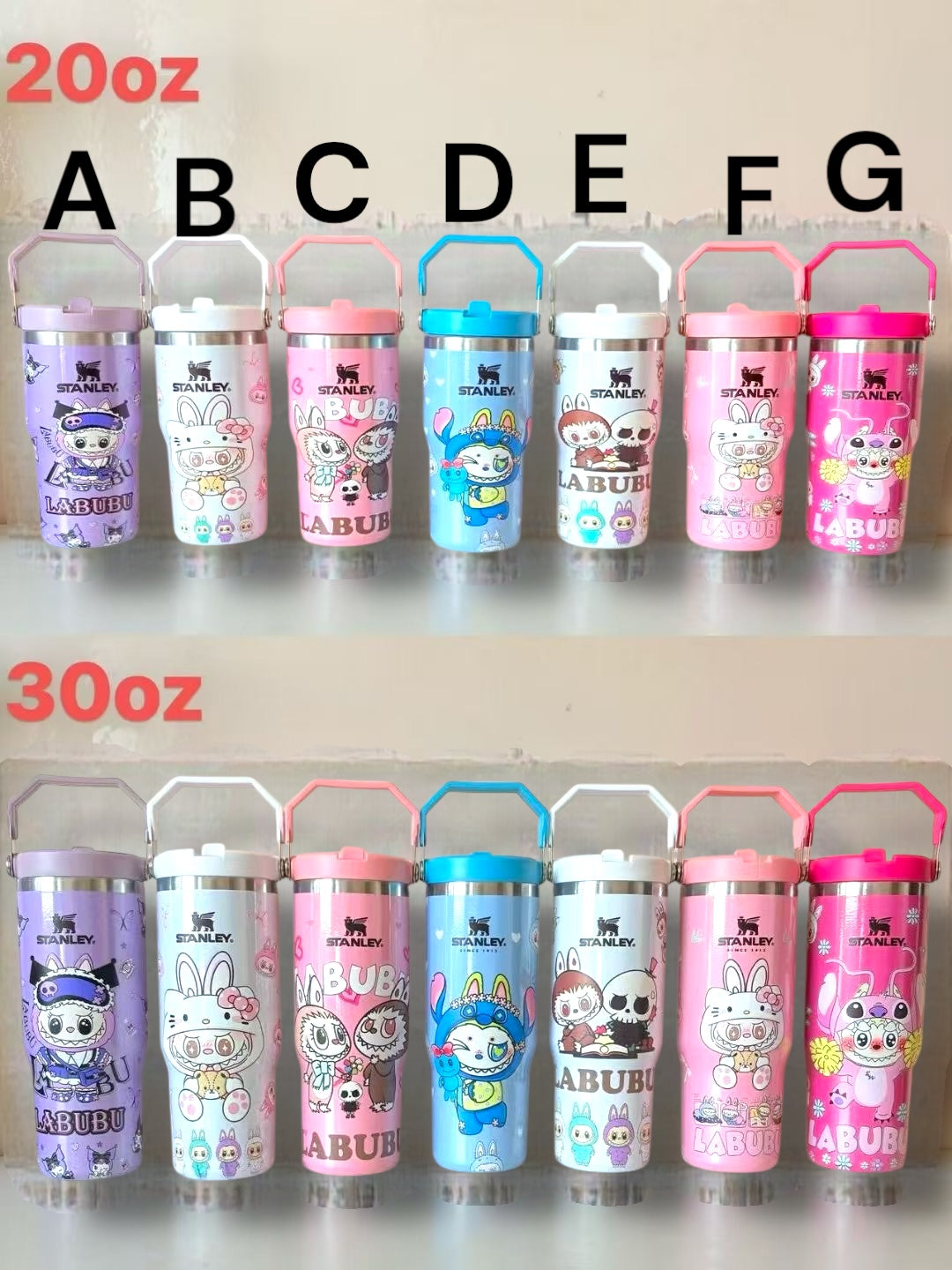 Labubu The Monsters Collectible 20 Oz 30 Oz Tumbler stainless Steel
