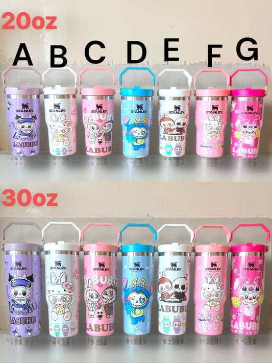 Labubu The Monsters Collectible 20 Oz 30 Oz Tumbler stainless Steel