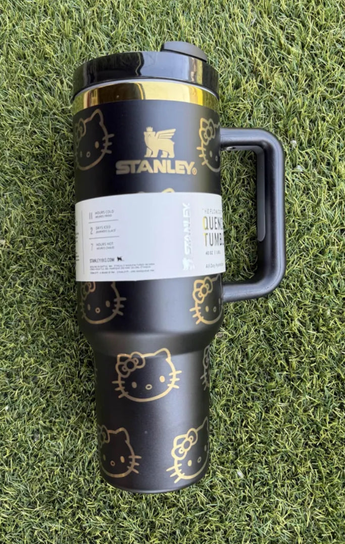 Custom Hello Kitty & Kuromi 40oz Tumbler – Cute Pink Personalized Cup, Kawaii Gift, Sanrio Drinkware, Limited Edition!