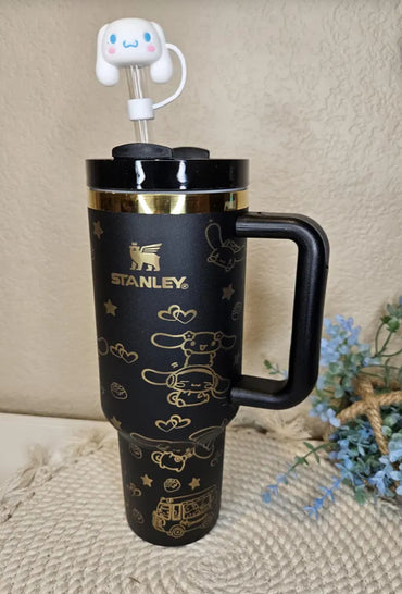 Cinnamonroll Custom Laser Engraved kawaii FREE STRAWTOPPER Sanri cup