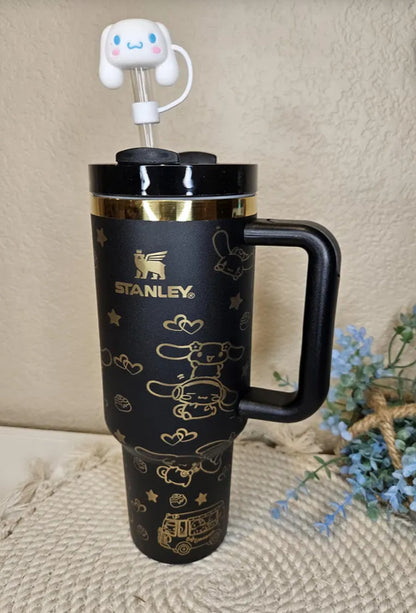 Cinnamonroll Custom Laser Engraved kawaii FREE STRAWTOPPER Sanri cup