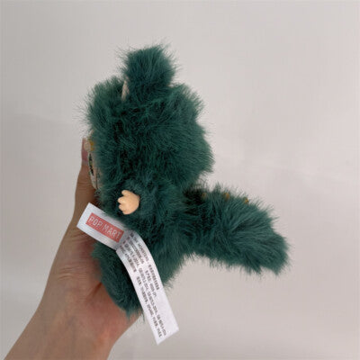 LABUBU The Monsters Diy Green Vinyl Plush Doll 17cm Keychain With box