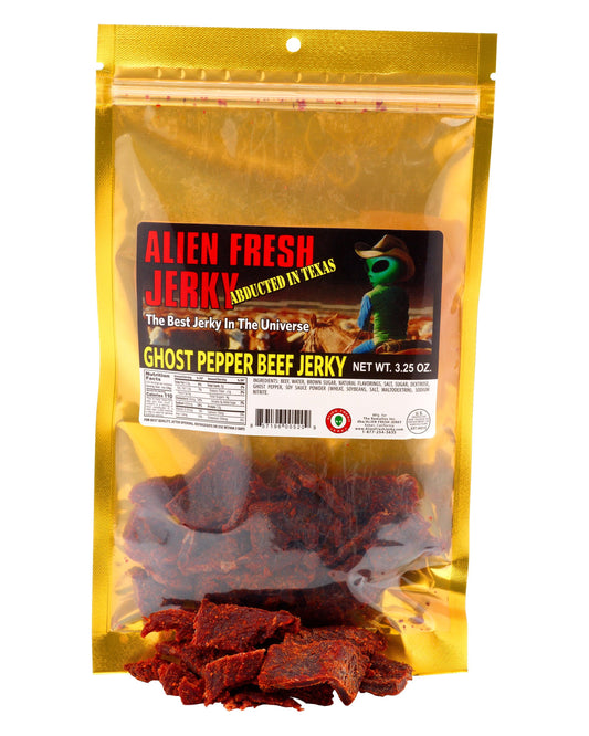 TX Style Ghost Pepper Beef Jerky - 3.25oz