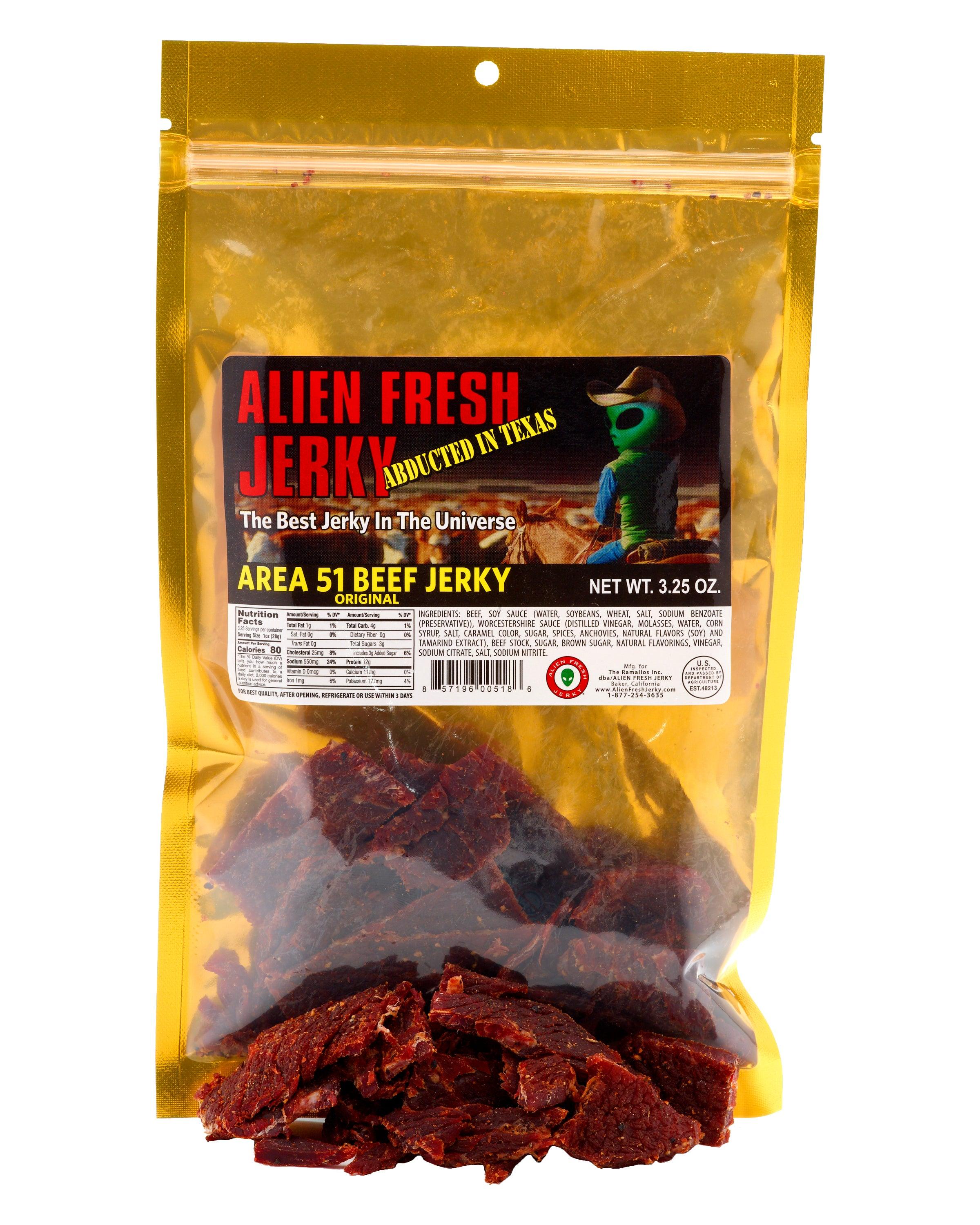 TX Style Area-51 Original Beef Jerky - 3.25oz