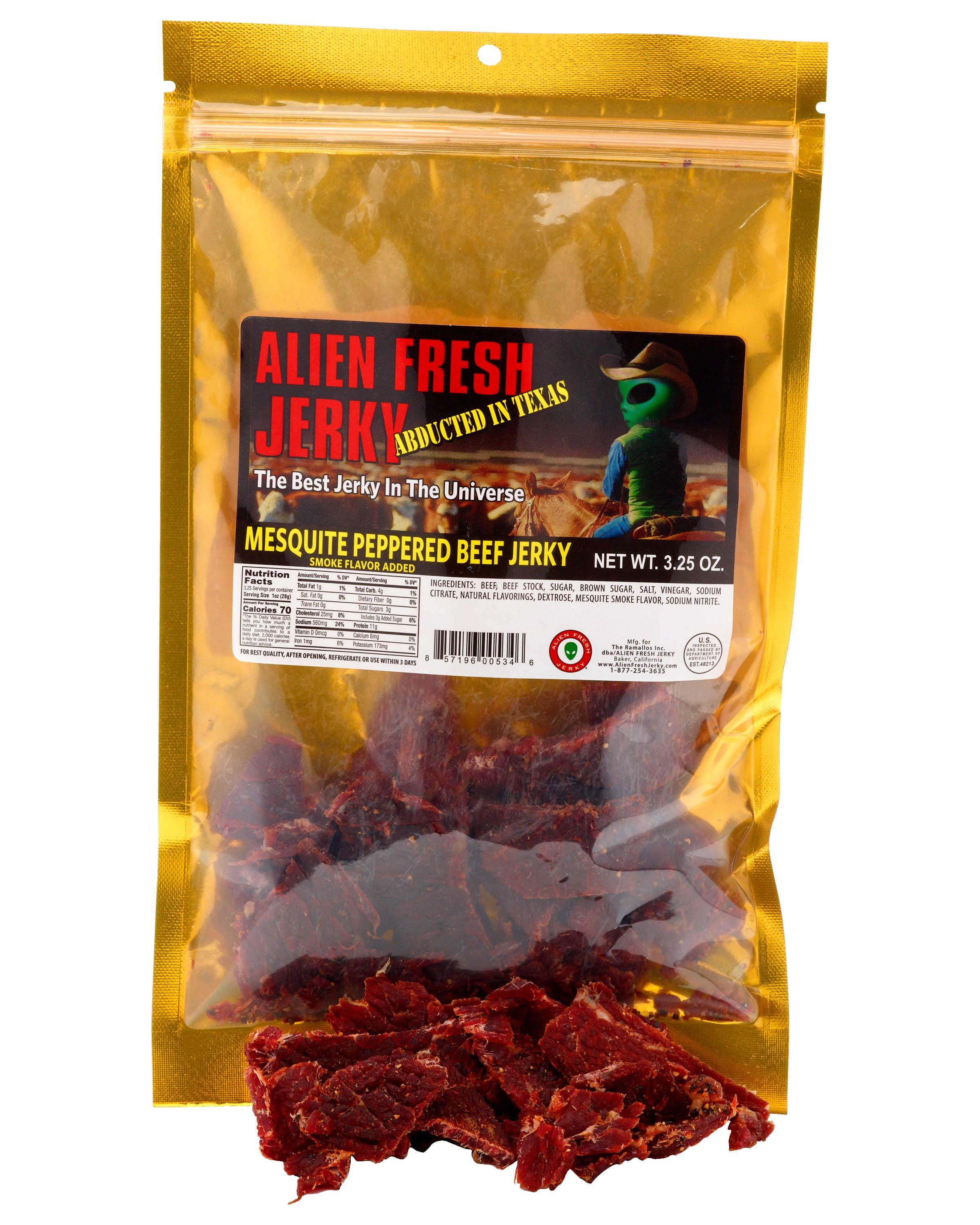 TX Style Mesquite Peppered Beef Jerky - 3.25oz