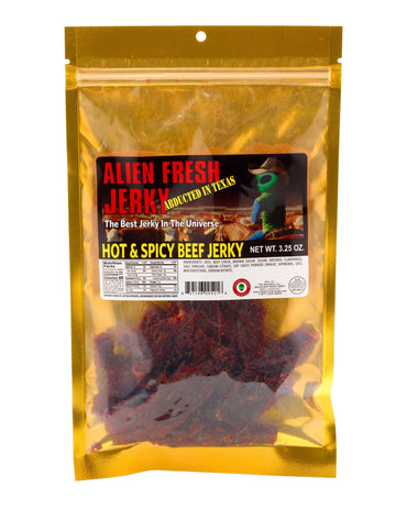 TX Style Hot & Spicy Beef Jerky - 3.25oz
