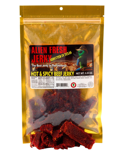 TX Style Hot & Spicy Beef Jerky - 3.25oz