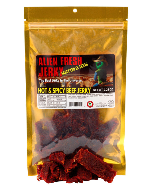TX Style Hot & Spicy Beef Jerky - 3.25oz