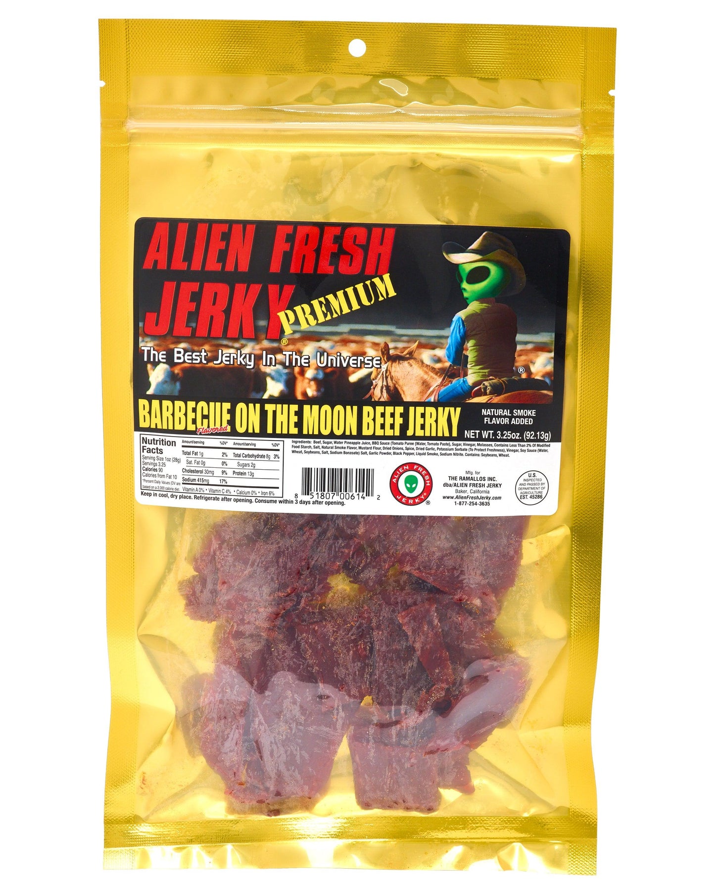 BBQ on the Moon Beef Jerky (3.25 oz)