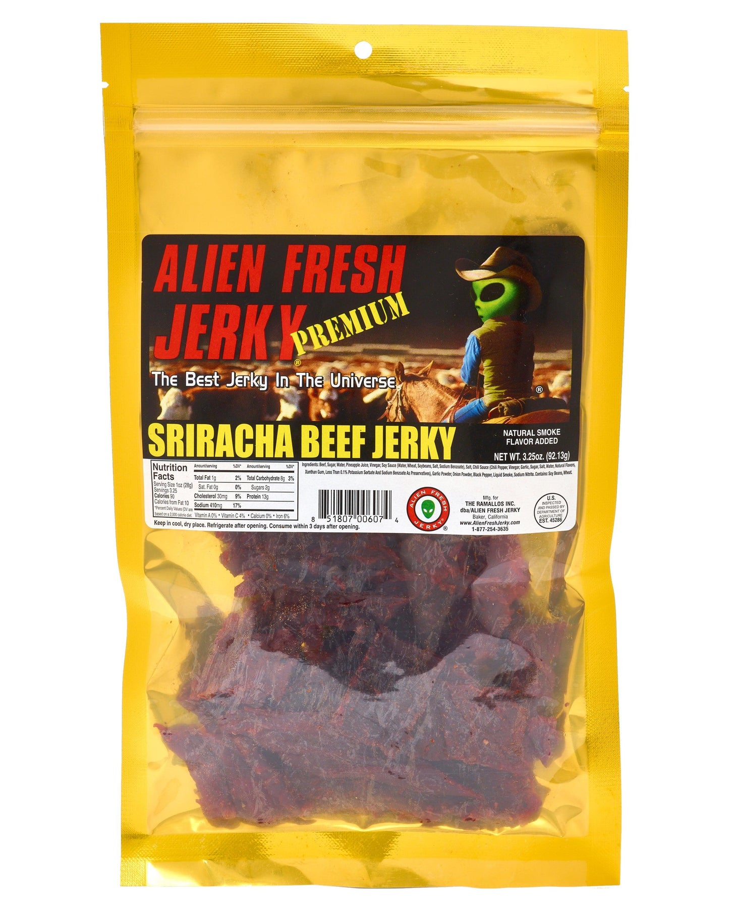 Sriracha Beef Jerky (3.25 oz)