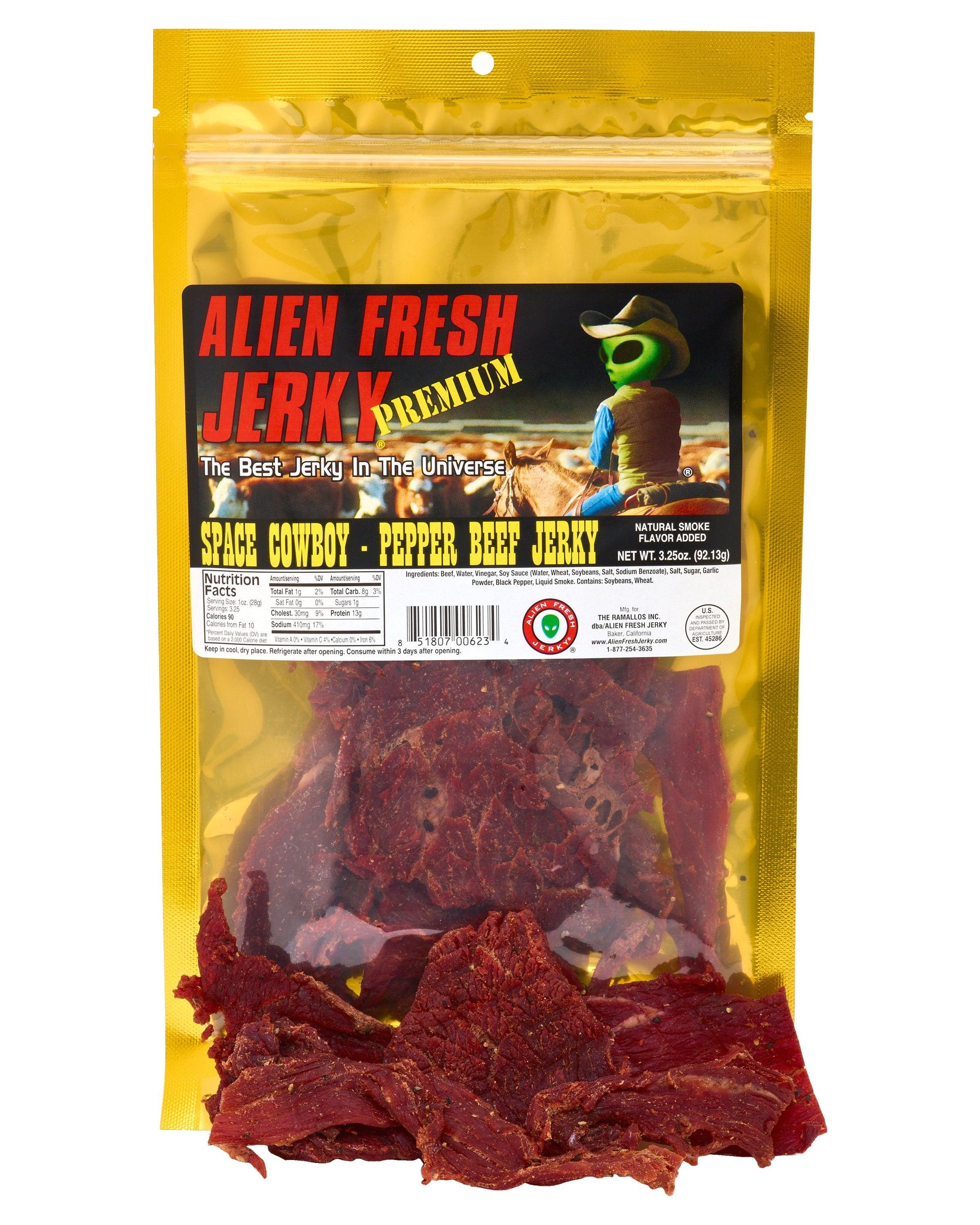 Space Cowboy Pepper Beef Jerky (3.25 oz)