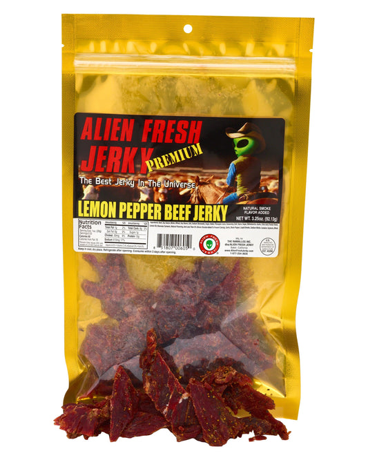 Lemon Peppered Beef Jerky (3.25 oz)