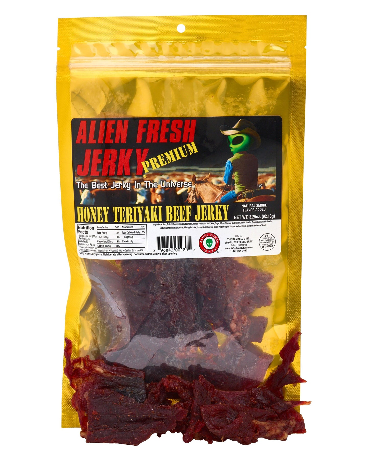 Honey Teriyaki Beef Jerky (3.25 oz)