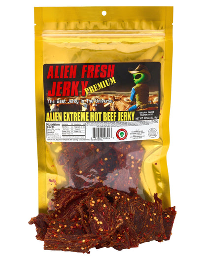 ALIEN EXTREME HOT Beef Jerky (3.25 oz)