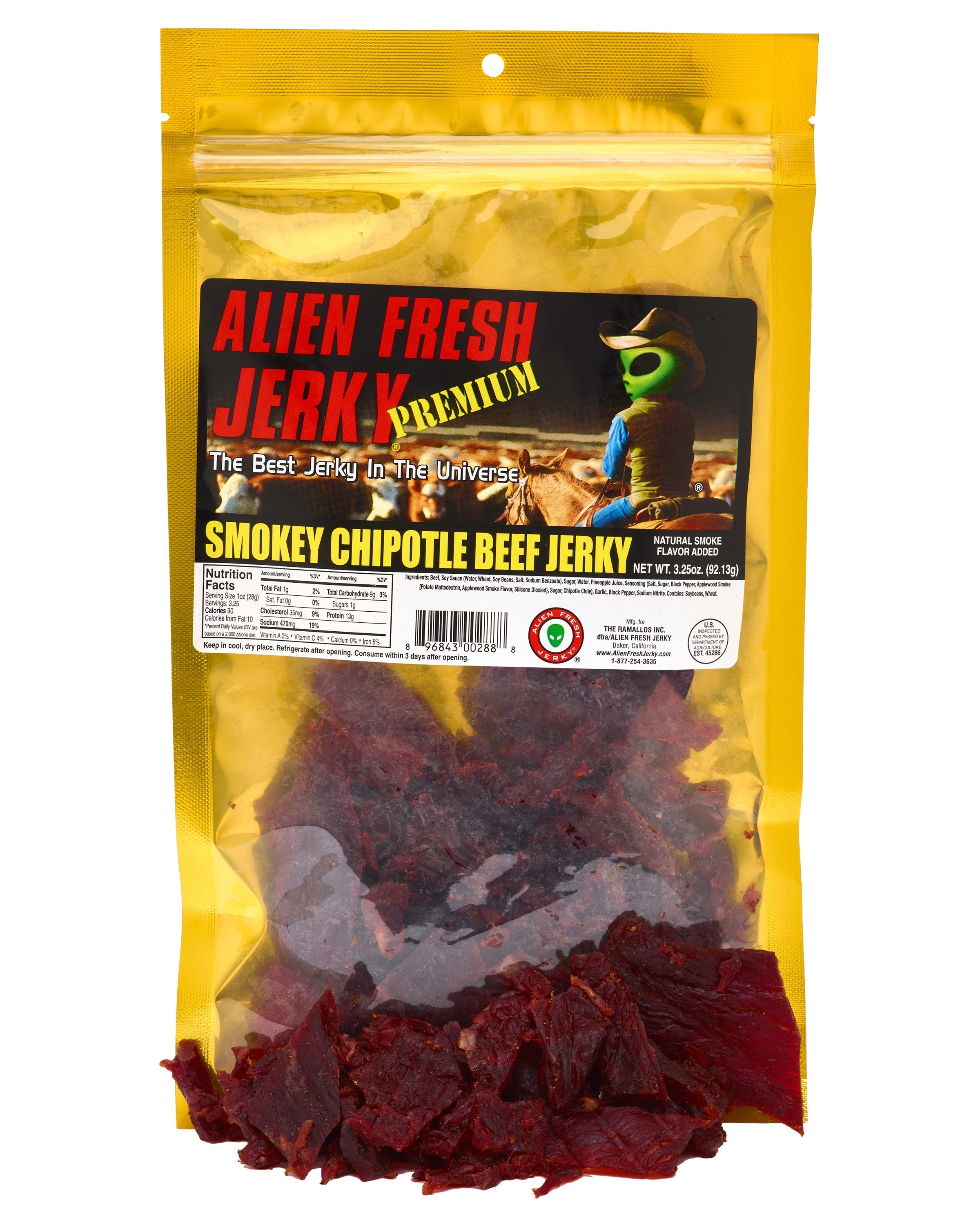 Smokey Chipotle Beef Jerky (3.25 oz)