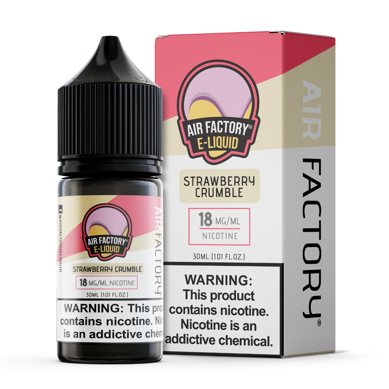 Air Factory Salt Strawberry Crumble 30ml