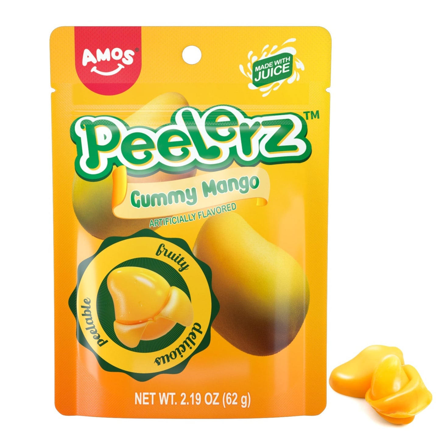 Peelerz - Peelable Mango Gummy - 62g/bag