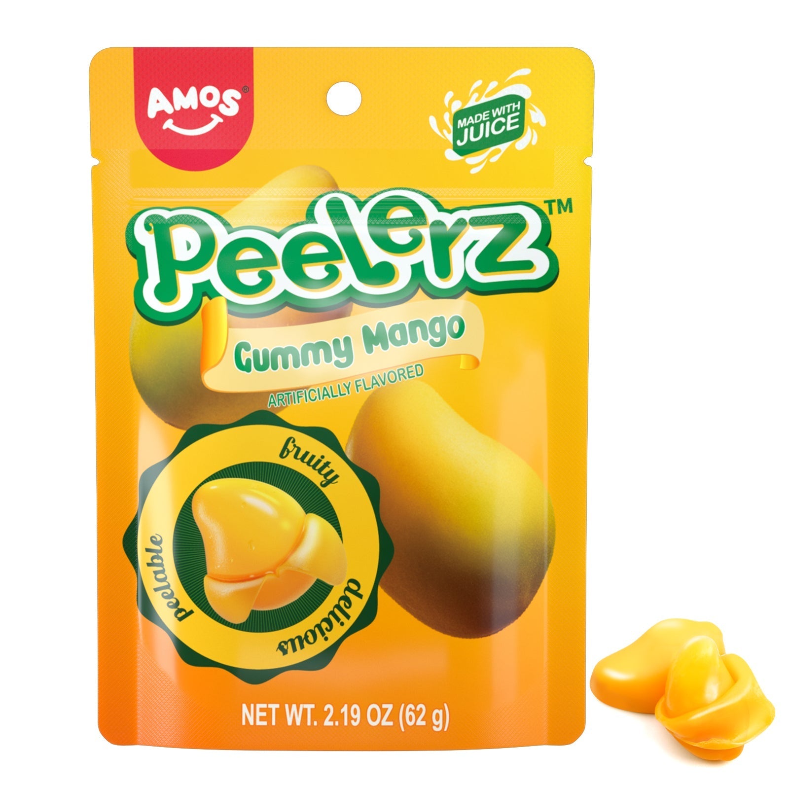 Peelerz - Peelable Mango Gummy - 62g/bag