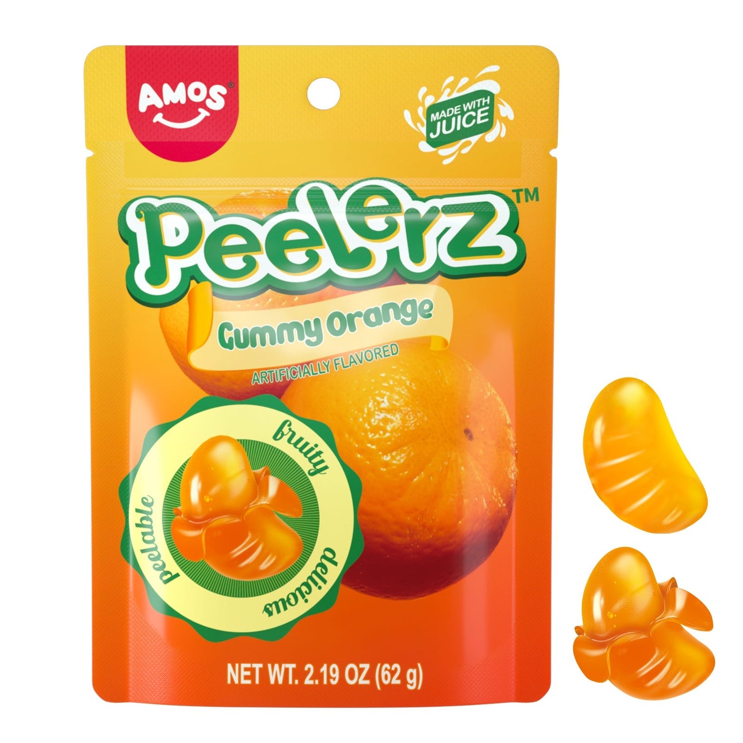 Peelerz - Peelable Orange Gummy - 62g/bag