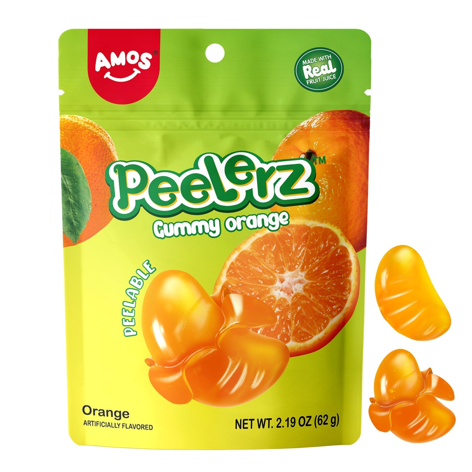Peelerz - Peelable Orange Gummy - 62g/bag