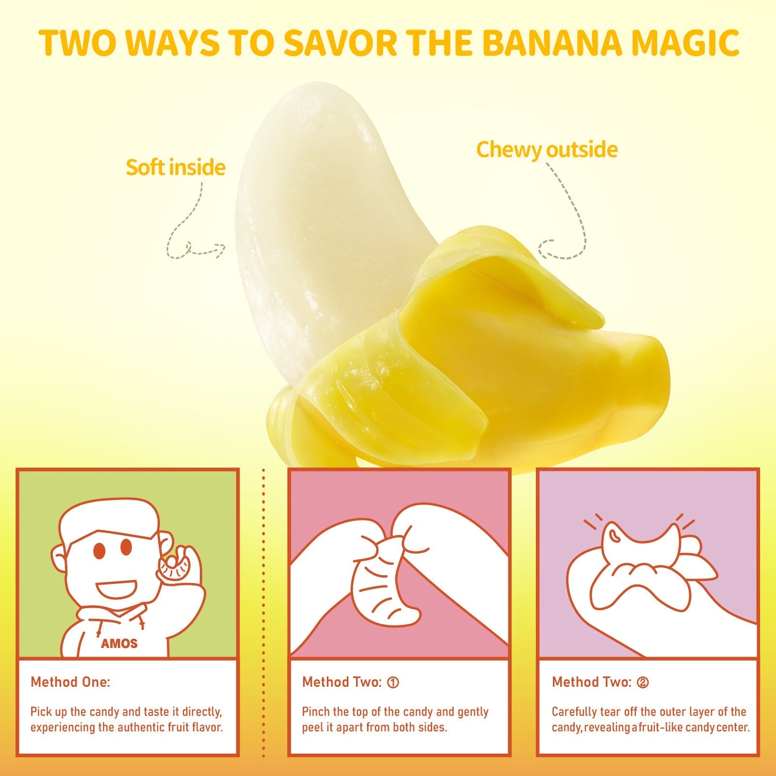 Peelerz - Peelable Banana Gummy - 62g/bag
