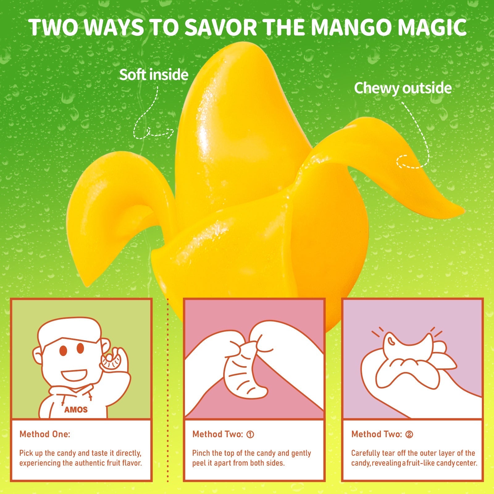 Peelerz - Peelable Mango Gummy - 62g/bag