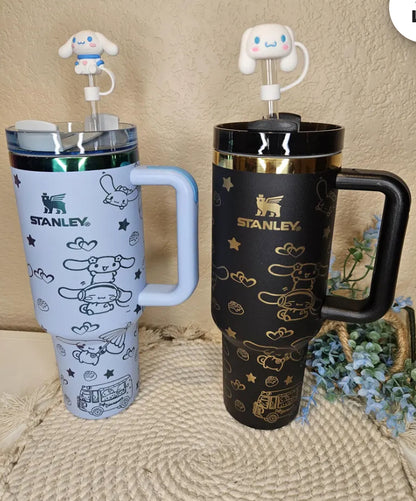 Cinnamonroll Custom Laser Engraved kawaii FREE STRAWTOPPER Sanri cup