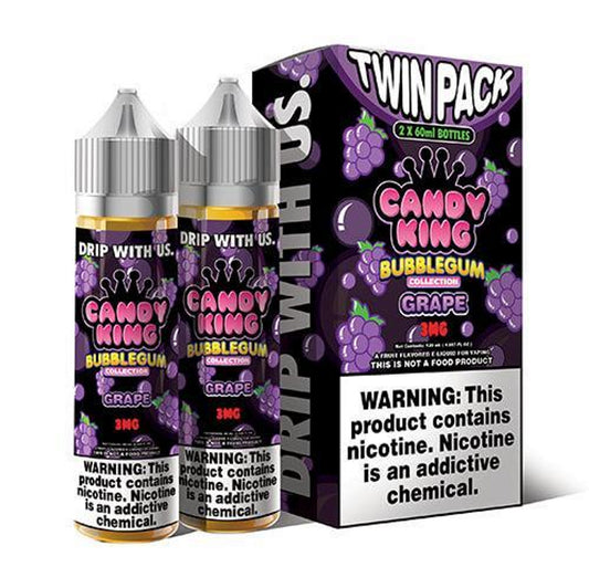 Candy King BubbleGum Grape 120ml