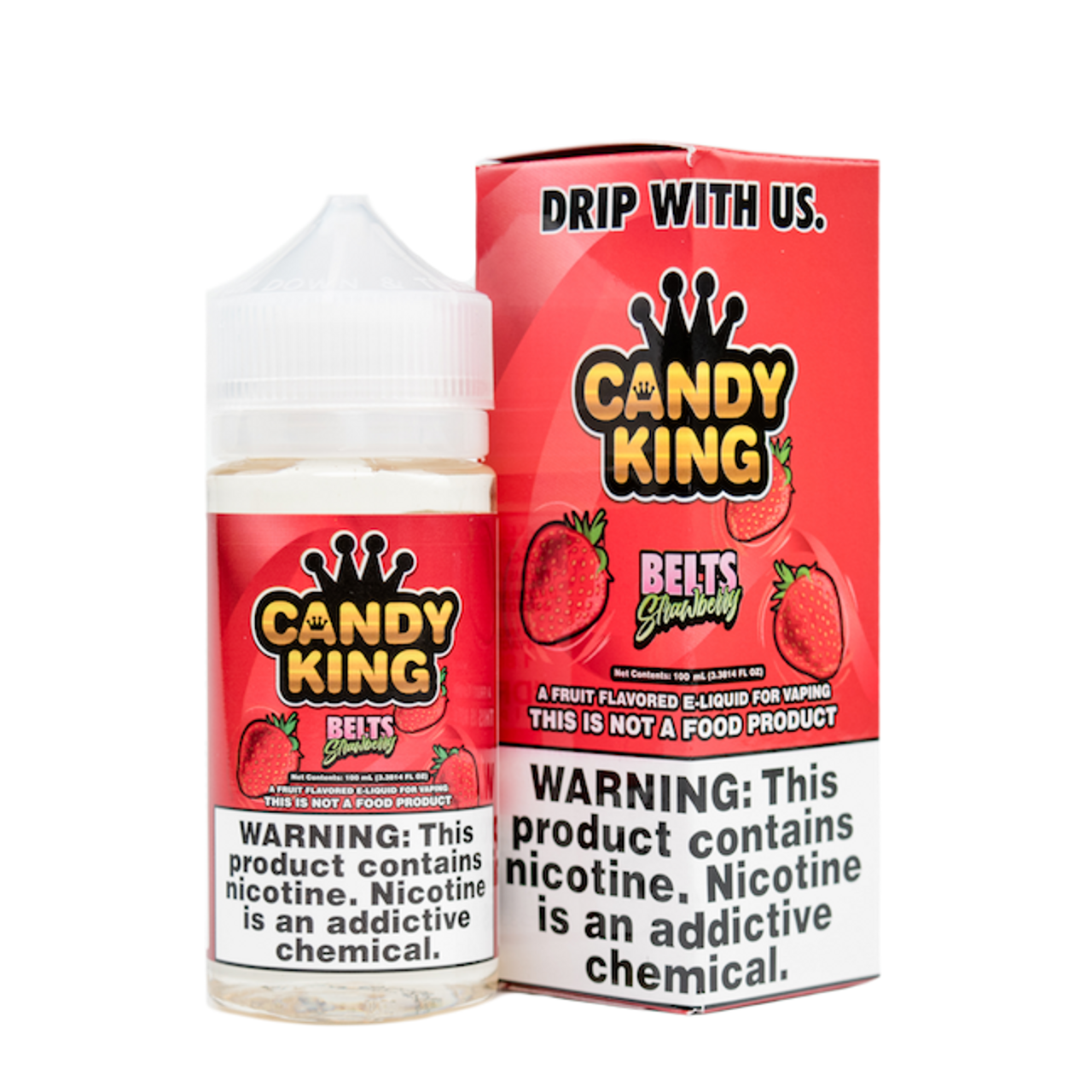 Candy King Strawberry Belts 100ml