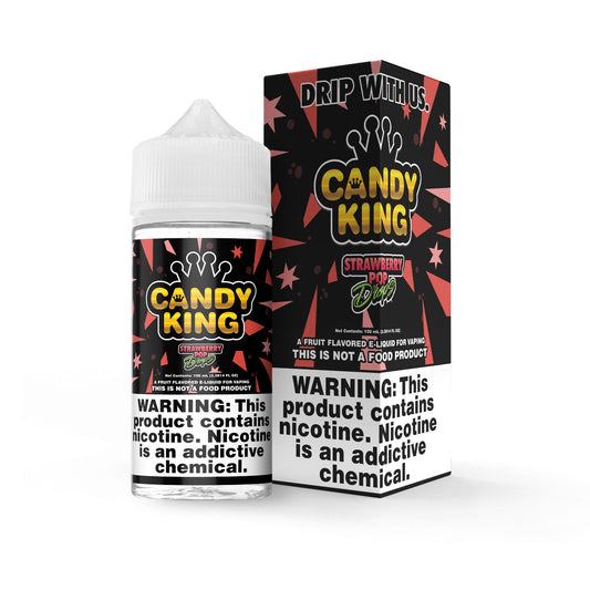 Candy King Strawberry Pop Drops 100ml