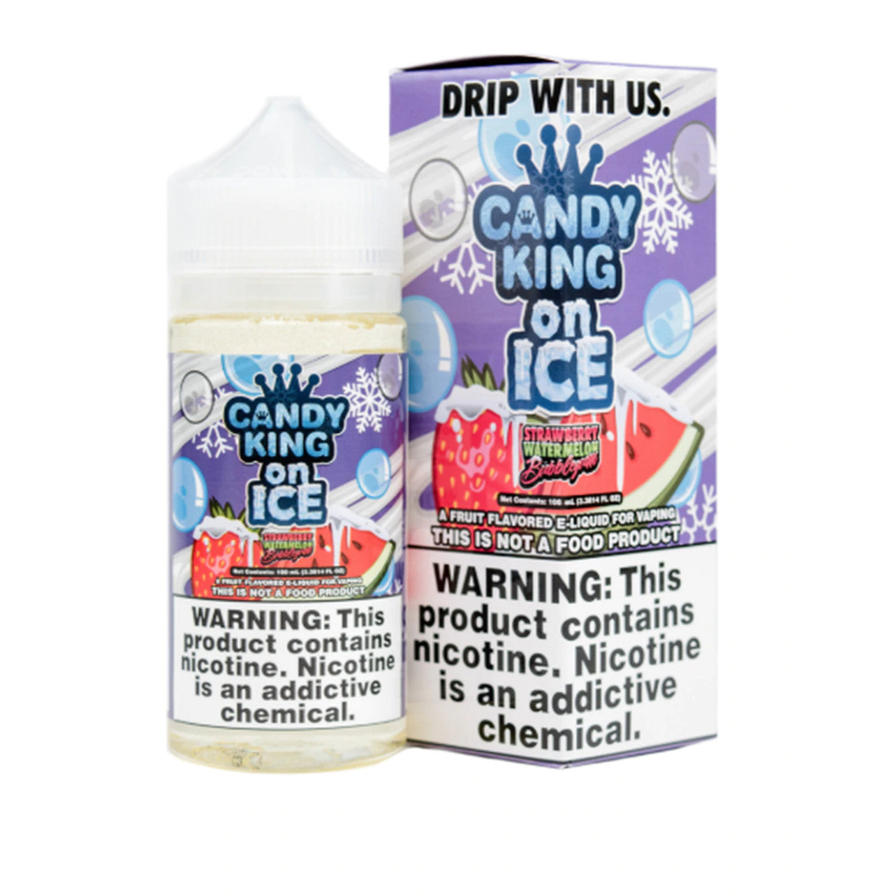 Candy King Strawberry Watermelon Bubblegum Ice 100ml