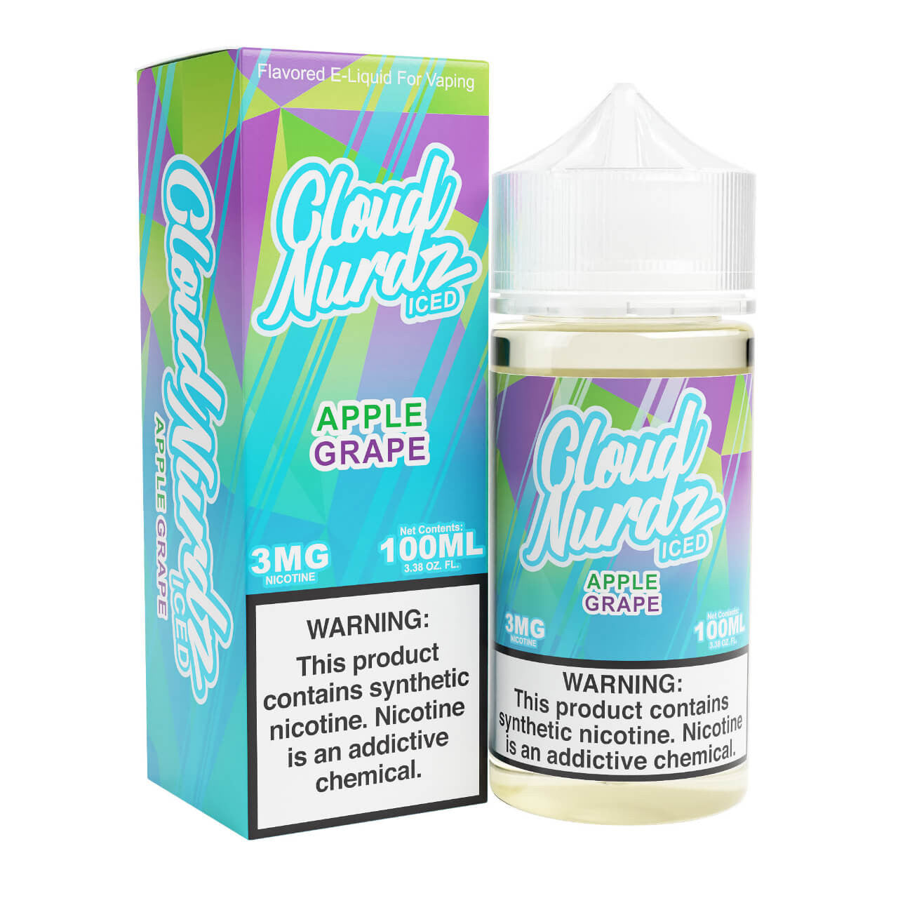 Cloud Nurdz Iced Grape Apple 100ml