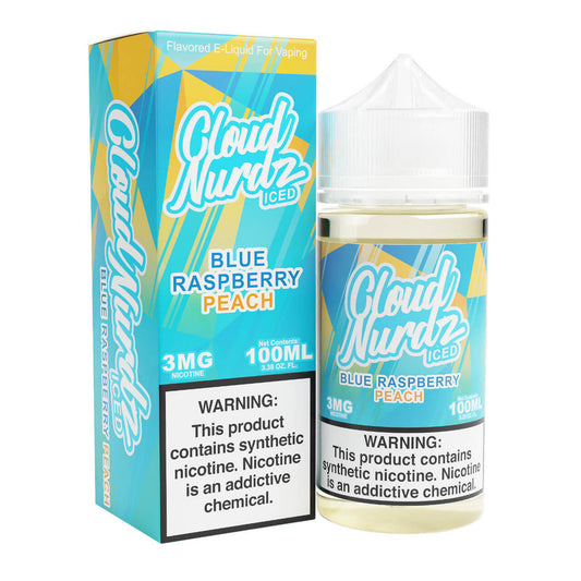 Cloud Nurdz Iced Peach Blue Razz 100ml