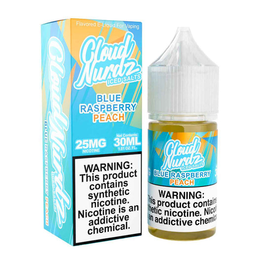 Cloud Nurdz Salts Peach Blue Razz 30ml