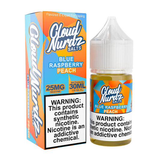 Cloud Nurdz Salts Peach Blue Razz 30ml