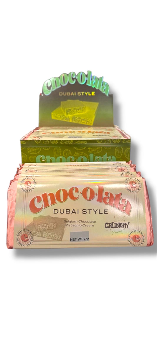 Choc-o-Lata Dubai Style Crunchy Belgium Chocolate Pistachio Cream 7oz