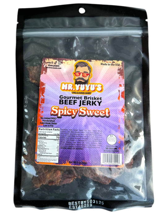 Mr. YuYu's Brisket Beef Jerky Spicy Sweet