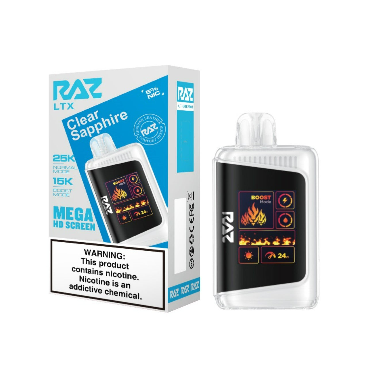 Geek Raz LTX 25K Clear Sapphire