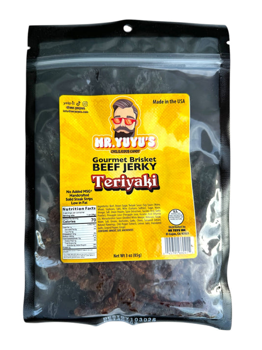 Mr. YuYu's Brisket Beef Jerky Teriyaki