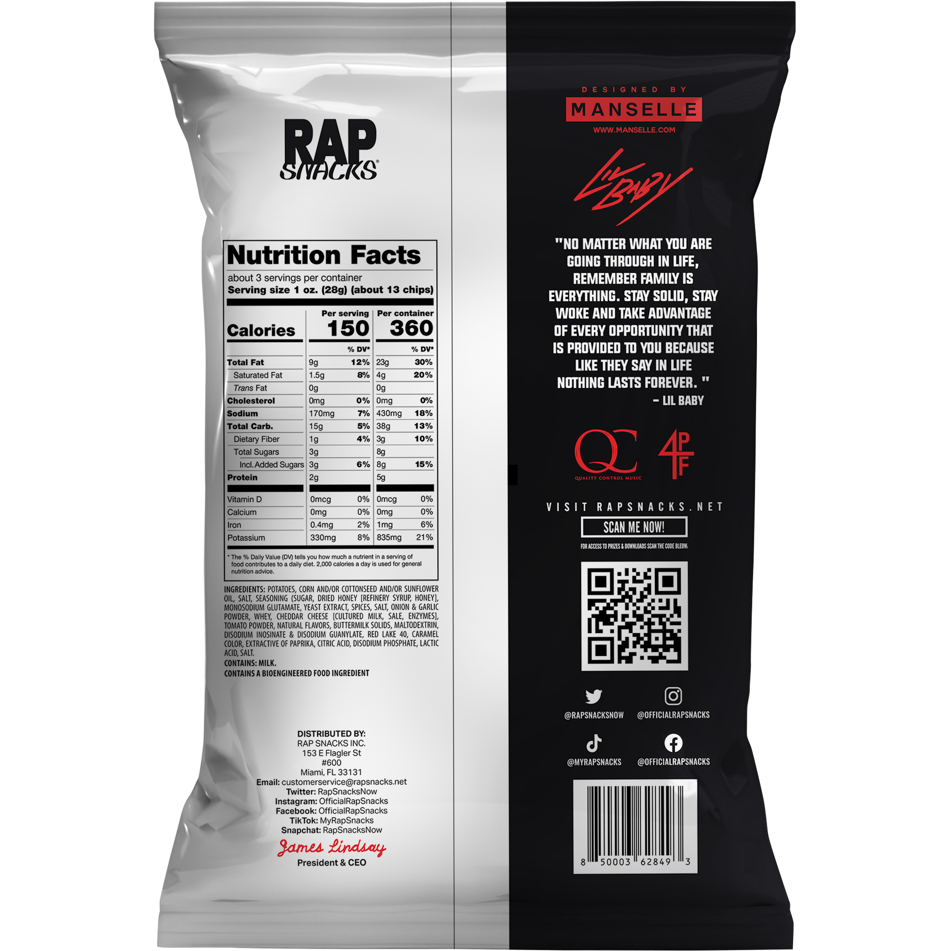 Lil Baby | Bar-B-Quin with my Honey Heat Potato Chips (6 Bags)